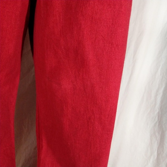 Chico's 2.5 Red Jeans Platinum Modern NWT - 1 spot - Picture 8 of 8